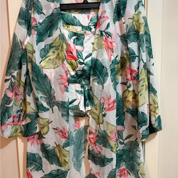 Floral Kimono 3 Piece Set - Picture 1 of 2